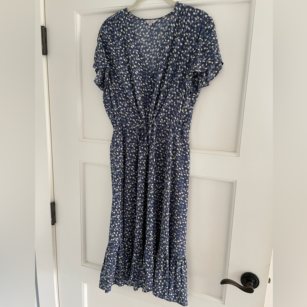 Rails Floral Blue Midi Dress
